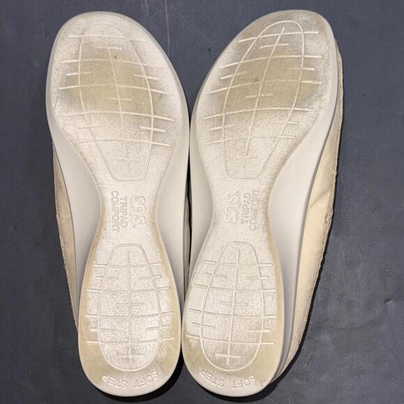 SAS Roamer Mary Jane Shoes Women's 10W Brown Leather Comfort Fisherman Loafers - Picture 8 of 13